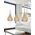 Lampa wisząca Torino Lampa wisząca zwis Azzardo Spell 1x60W E27 złota LP5035- FR. GD 4920639 5901238402862