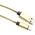 Kabel USB Omega USB-A - microUSB 1 m Złoty (OUFBB6MBOXGL) 5015706 5907595442091
