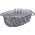 Klausberg BRYTFANNA CERAMICZNA 38cm Z GRILLEM I POKRYWĄ KLAUSBERG KB-7367 5235029 5902666613677