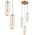 Lampa wisząca Italux Simon MDM-3938/3 GD 5631348 5900644439639