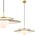 Lampa wisząca Italux Sarah MDM-4000/1 GD 5631364 5900644439943