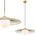 Lampa wisząca Italux Sally MDM-4003/1 GD 5631482 5902854530007