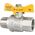PROFITOR Przewód gazowy z dwoma nakrętkami obrotowymi G 1/2” e-GAZ Typ 111 GW/GW L = 2000 5934440 5907573471860
