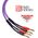 Kabel Melodika Banan x2 - Banan x2 7.5m fioletowy 6030686 5907609002617