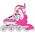 Rolki Nils Extreme NF10927 z wymienną płozą regulowane różowe r. 39-42 6063170 5907695532746