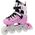 Rolki Nils Extreme NH10905 z wymienną płozą regulowane różowe r. 31-34 6063192 5907695532814