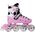 Rolki Nils Extreme NH10905 z wymienną płozą regulowane różowe r. 31-34 6063192 5907695532814