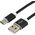 Kabel USB EverActive USB-A - USB-C 1 m Czarny (CBS-1CB) 6121705 5903205770677