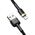 Kabel USB Baseus USB-A - Lightning 3 m Czarno-złoty (CALKLF-RV1) 6174341 6953156296329