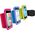 Puro PURO Running Band - Uniwersalna frotka do biegania do smartfonów max 4.3" + key pocket (różowy) 6201395 8033830135231