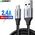 Kabel USB Ugreen USB-A - microUSB 2 m Szary (60148) 6213782 6957303861484