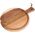Deska do krojenia Husla do serwowania drewniana 30x30cm 6310837 5900378739210