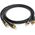 Kabel Melodika RCA (Cinch) x2 - RCA (Cinch) x2 2m czarny 6461736 5907609005236