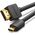 Kabel Ugreen HDMI Micro - HDMI 2m czarny (30103) 6469103 6957303831036