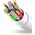 Kabel USB Dudao USB-A - Lightning 1 m Biały (52127) 6515909 6970379613757