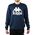 Kappa Bluza męska Sertum Rn Sweatshirt granatowa r. M (703797-821) 6578037 4056142341507