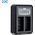 Ładowarka do aparatu JJC Ładowarka Dwukanałowa Podwójna USB do Fuji NP-W126 / NP-W126S 6656714 6950291562623