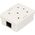 ExtraLink EXTRALINK 1XRJ45 CAT5E UTP WALL MOUNT OUTLET 6747764 5902560369632