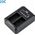 Ładowarka do aparatu JJC Podwójna Ładowarka Usb Do Panasonic Dmw-blc12 / Sigma Bp-51 / Leica Bp-dc12 6751476 6950291561930