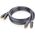 Kabel Ugreen RCA (Cinch) x2 - RCA (Cinch) x2 3m czarny (UGR315BLK) 6859474 6957303815197