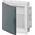 Elektro-Plast Rozdzielnica multimedialna p/t Elegant RP 2X12 IP40 drzwi dymne 2435-21 6895325 5902431698816