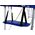 Bodyfit Stół, łóżko do masażu 2-segmentowe aluminiowe XXL uniwersalny (553) 6943936 5902759974395