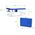 Bodyfit Stół, łóżko do masażu 2-segmentowe aluminiowe XXL uniwersalny (553) 6943936 5902759974395