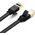Ugreen Płaski kabel sieciowy UGREEN NW106 Ethernet RJ45, Cat.7, STP, 0,5m (czarny) 7020520 6957303837380