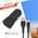 Ładowarka Energizer Energizer Car Charger 2xUSB + Lightning Cable (1.2m) black 7096192 3492548226276