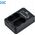 Ładowarka do aparatu JJC Podwójna Ładowarka Usb Do Fujifilm Fuji Np-w235 Npw235 7174017 6950291557582