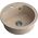Zlewozmywak Steiner CUBA 210 Steingran  granitowy beżowy 1 komory b/o (fi.51x18) z odpływem 7178677 5903242535130