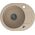 Zlewozmywak Steiner CUBA 216 Steingran  granitowy beżowy 1 komorowy z/o (58x46x17,5) z zaślepką i odpływem 7178680 5903242535345
