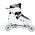 Rolki Nils Extreme NH10905 z wymienną płozą regulowane białe r. 39-42 7253980 5907695537260