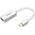 Adapter AV Ugreen DisplayPort Mini - HDMI biały (10460) 7343669 6957303814602