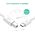 Ugreen Kabel USB C 1 m Biały 7344097 6957303845606