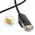Ugreen Ugreen kabel przewód internetowy sieciowy Ethernet patchcord RJ45 Cat 6A UTP 1000Mbps 1 m czarny (70332) uniwersalny (58914-uniw) - 58914-uniw 7363220 6957303873326