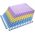 One Fitness Mata ochronna MP10 180 cm x 180 cm x 1 cm wielokolorowa 7363920 5907695592030