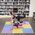 One Fitness Mata ochronna MP10 180 cm x 180 cm x 1 cm wielokolorowa 7363920 5907695592030
