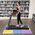 One Fitness Mata ochronna MP10 180 cm x 180 cm x 1 cm wielokolorowa 7363920 5907695592030