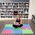 One Fitness Mata ochronna MP10 180 cm x 180 cm x 1 cm wielokolorowa 7375612 5907695592047