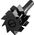 Wolfcraft Frez wypustowy 30/5 mm Wolfcraft - WS, trzpień 8 mm 7416650 4006885325906