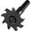 Wolfcraft Frez tarczowy do rowków 35 mm Wolfcraft - WS, trzpień 8 mm 7416651 4006885326101