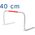YakimaSport Płotek samowstający 40 cm koordynacyjny Yakimasport 7473045 5903137554956