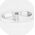 Kabel USB Partner Tele.com USB-A - USB-C 1 m Biały 7499024 5901737865243