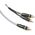 Kabel Melodika RCA (Cinch) - RCA (Cinch) x2 1.5m szary 7543351 5907609006912