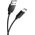 Kabel USB Partner Tele.com USB-A - USB-C Czarny 7560930 5901737933263