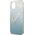 Guess Etui Guess GUHCP12SPCUGLSBL Apple iPhone 12 mini niebieski/blue hardcase Glitter Gradient Script 7845441 3700740494790
