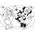 Lisciani Puzzle dwustronne maxi 24 Myszka Minnie 8153366 8008324074068