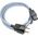 Kabel zasilający Melodika Melodika MDP10G Przewód zasilający z uziemieniem (sieciowy) 3x2,5mm2 (Schuko-IEC C13) Gunmetal - 1m 8154542 5907609007049