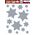 Herma HERMA Fensterbilder Weihnachten Sterne silber 45St. 8160125 4008705155472